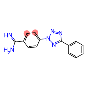 4-(5-phenyl-2H-1,2,3,4-tetrazol-2-yl)benzene-1-carboximidamide