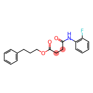 3-phenylpropyl 4-(2-fluoroanilino)-4-oxobutanoate