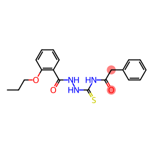 2-phenyl-N-{[2-(2-propoxybenzoyl)hydrazino]carbothioyl}acetamide