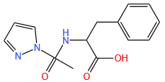 3-phenyl-2-[1-(1H-pyrazol-1-yl)acetamido]propanoic acid