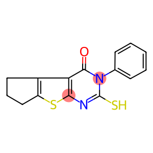 3-phenyl-2-thioxo-1,2,3,5,6,7-hexahydro-4H-cyclopenta[4,5]thieno[2,3-d]pyrimidin-4-one