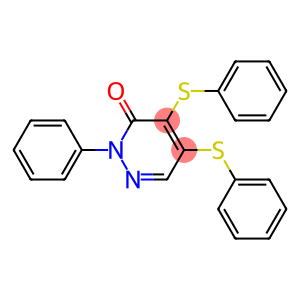 2-phenyl-4,5-bis(phenylsulfanyl)-3(2H)-pyridazinone