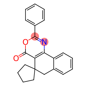 2-phenyl-5,6-dihydrospiro(4H-naphtho[1,2-d][1,3]oxazine-5,1'-cyclopentane)-4-one