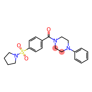 1-phenyl-4-[4-(1-pyrrolidinylsulfonyl)benzoyl]piperazine