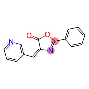 2-phenyl-4-(3-pyridinylmethylene)-1,3-oxazol-5(4H)-one