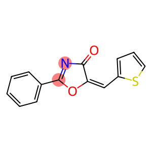 2-phenyl-5-(2-thienylmethylene)-1,3-oxazol-4(5H)-one