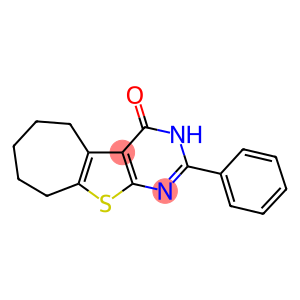 2-phenyl-6,7,8,9-tetrahydro-5H-cyclohepta[4,5]thieno[2,3-d]pyrimidin-4-ol