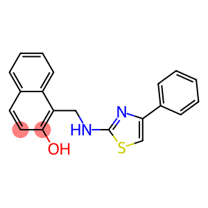 1-{[(4-phenyl-1,3-thiazol-2-yl)amino]methyl}-2-naphthol