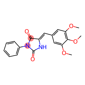 3-phenyl-5-(3,4,5-trimethoxybenzylidene)imidazolidine-2,4-dione