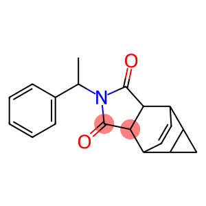 4-(1-phenylethyl)-4-azatetracyclo[5.3.2.0~2,6~.0~8,10~]dodec-11-ene-3,5-dione