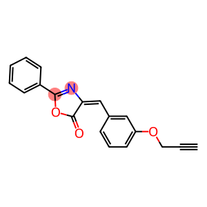 2-phenyl-4-[3-(2-propynyloxy)benzylidene]-1,3-oxazol-5(4H)-one