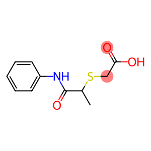 2-{[1-(phenylcarbamoyl)ethyl]sulfanyl}acetic acid