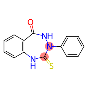 3-phenyl-2-thioxo-2,3,4,5-tetrahydro-1H-1,3,4-benzotriazepin-5-one