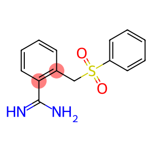 2-((phenylsulfonyl)methyl)benzamidine