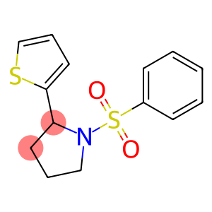 1-(phenylsulfonyl)-2-(2-thienyl)pyrrolidine