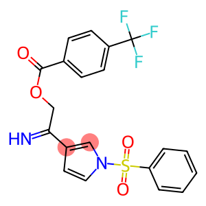 1-(phenylsulfonyl)-3-({[4-(trifluoromethyl)benzoyl]oxy}ethanimidoyl)-1H-pyrrole