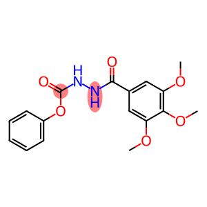 phenyl 2-(3,4,5-trimethoxybenzoyl)hydrazine-1-carboxylate