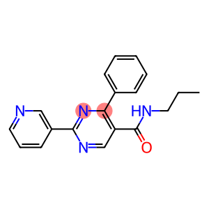 4-phenyl-N-propyl-2-(3-pyridinyl)-5-pyrimidinecarboxamide