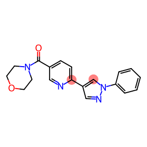 4-([6-(1-PHENYL-1H-PYRAZOL-4-YL)PYRIDIN-3-YL]CARBONYL)MORPHOLINE