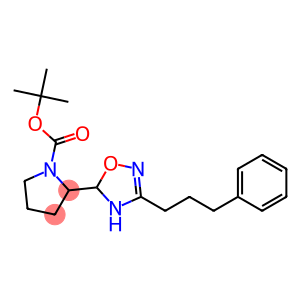 2-[3-(3-PHENYL-PROPYL)-4,5-DIHYDRO-[1,2,4]OXADIAZOL-5-YL]-PYRROLIDINE-1-CARBOXYLIC ACID TERT-BUTYL ESTER