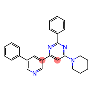 2-PHENYL-4-(5-PHENYL-PYRIDIN-3-YL)-6-PIPERIDIN-1-YL-PYRIMIDINE