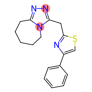 3-(4-PHENYL-THIAZOL-2-YLMETHYL)-6,7,8,9-TETRAHYDRO-5H-[1,2,4]TRIAZOLO[4,3-A]AZEPINE