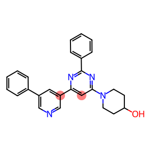 1-[2-PHENYL-6-(5-PHENYL-PYRIDIN-3-YL)-PYRIMIDIN-4-YL]-PIPERIDIN-4-OL