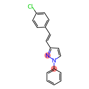 1-PHENYL-3-(4-CHLOROSTYRYL)PYRAZOLE