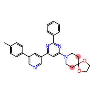 8-[2-PHENYL-6-(5-P-TOLYL-PYRIDIN-3-YL)-PYRIMIDIN-4-YL]-1,4-DIOXA-8-AZA-SPIRO[4.5]DECANE