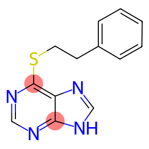 6-[(2-PHENYLETHYL)THIO]-9H-PURINE