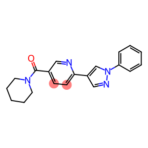 2-(1-PHENYL-1H-PYRAZOL-4-YL)-5-(PIPERIDIN-1-YLCARBONYL)PYRIDINE