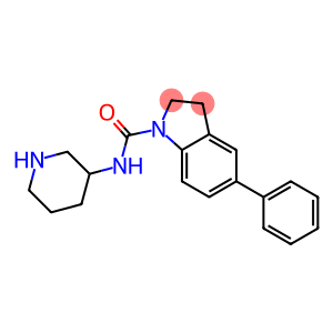 5-PHENYL-N-PIPERIDIN-3-YLINDOLINE-1-CARBOXAMIDE