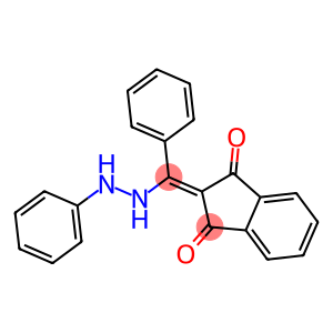 2-(PHENYL(2-PHENYLHYDRAZINO)METHYLENE)INDANE-1,3-DIONE