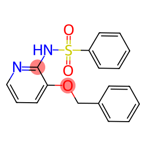 (3-(PHENYLMETHOXY)(2-PYRIDYL))(PHENYLSULFONYL)AMINE