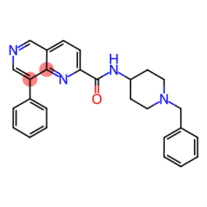 8-PHENYL-[1,6]NAPHTHYRIDINE-2-CARBOXYLIC ACID (1-BENZYL-PIPERIDIN-4-YL)-AMIDE