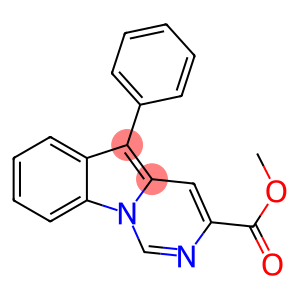 5-PHENYL-PYRIMIDO[1,6-A]INDOLE-3-CARBOXYLIC ACID METHYL ESTER