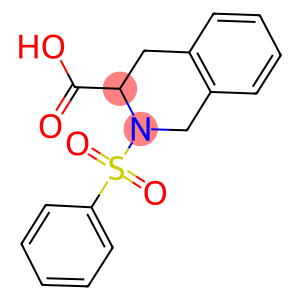 2-(PHENYLSULFONYL)-1,2,3,4-TETRAHYDROISOQUINOLINE-3-CARBOXYLIC ACID