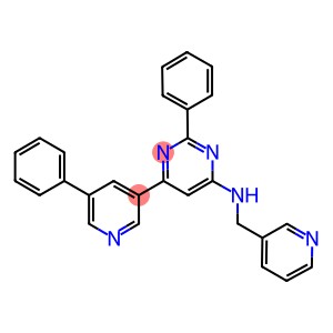 [2-PHENYL-6-(5-PHENYL-PYRIDIN-3-YL)-PYRIMIDIN-4-YL]-PYRIDIN-3-YLMETHYL-AMINE