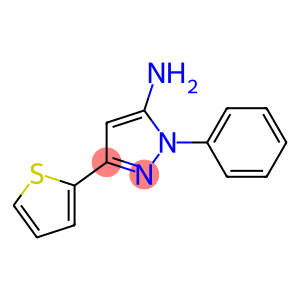 1-PHENYL-3-THIEN-2-YL-1H-PYRAZOL-5-AMINE