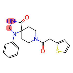 1-PHENYL-8-(2-THIENYLACETYL)-1,3,8-TRIAZASPIRO[4.5]DECAN-4-ONE