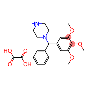 1-[PHENYL(3,4,5-TRIMETHOXYPHENYL)METHYL]PIPERAZINE OXALATE