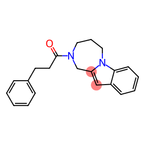 2-(3-PHENYLPROPANOYL)-2,3,4,5-TETRAHYDRO-1H-[1,4]DIAZEPINO[1,2-A]INDOLE