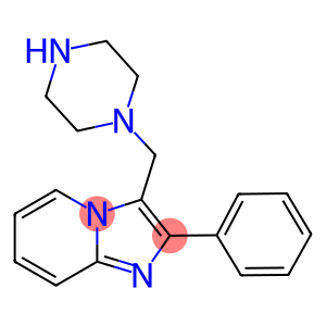 2-PHENYL-3-PIPERAZIN-1-YLMETHYL-IMIDAZO[1,2-A]-PYRIDINE