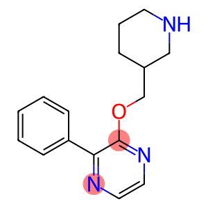 2-phenyl-3-(piperidin-3-ylmethoxy)pyrazine