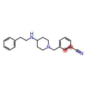 3-((4-[(2-PHENYLETHYL)AMINO]PIPERIDIN-1-YL)METHYL)BENZONITRILE