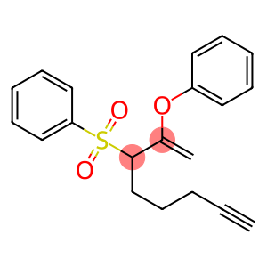 2-Phenoxy-3-phenylsulfonyl-1-octen-7-yne