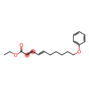 10-Phenoxy-2,4-decadienoic acid ethyl ester