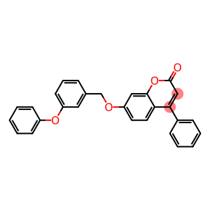 7-[(3-phenoxybenzyl)oxy]-4-phenyl-2H-chromen-2-one