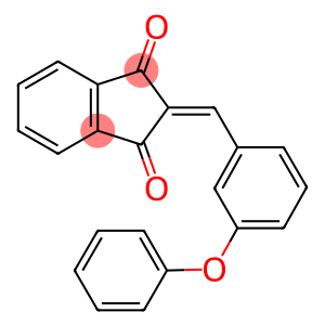 2-((3-PHENOXYPHENYL)METHYLENE)INDANE-1,3-DIONE