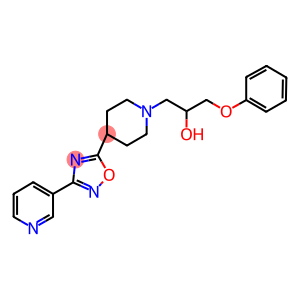 1-PHENOXY-3-[4-(3-(PYRIDIN-3-YL)-1,2,4-OXADIAZOL-5-YL)PIPERIDIN-1-YL]PROPAN-2-OL